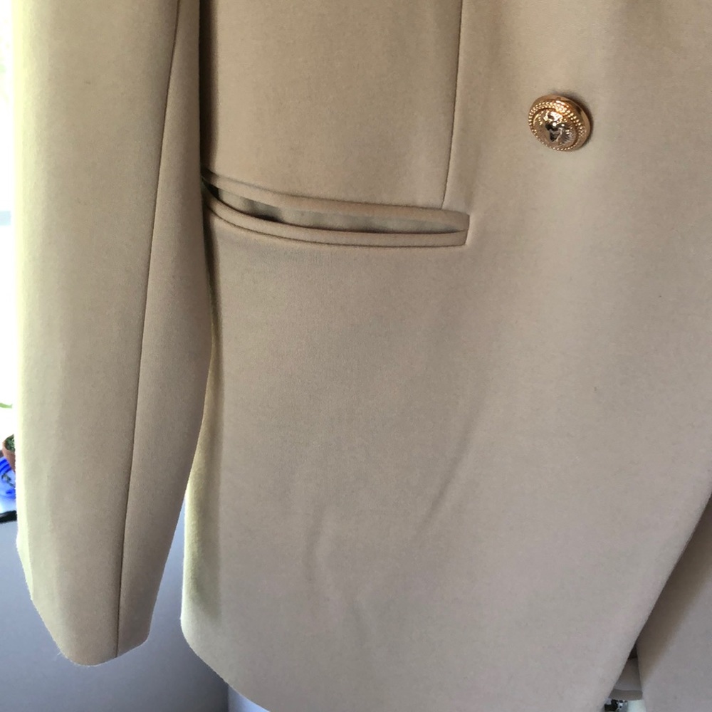 Double-Breasted Gold Button Blazer - image 7